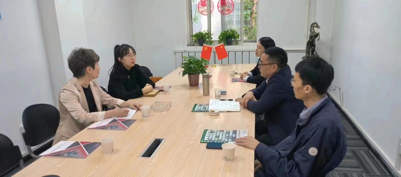 太阳集团tyc234cc（乡镇建设学院）教师赴乔泰工程管理集团有限公司举行校企合作调研推进会 (2)