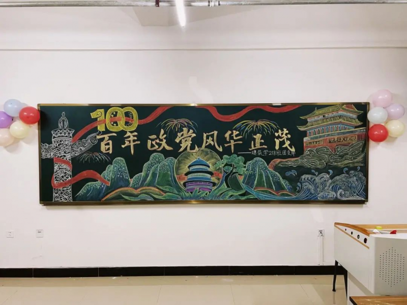 太阳集团tyc234cc举办“奋斗百年，共谱华章”宣传板设计比赛活动