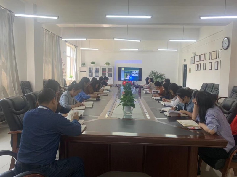 太阳集团tyc234cc教工党支部开展党史学习教育读书班活动-1